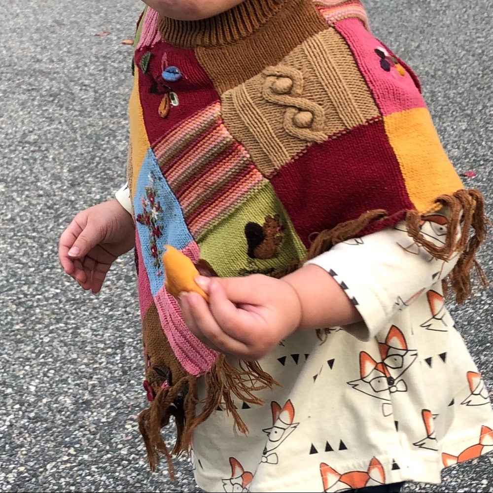 Oshkosh B’Gosh Fall Knit Poncho Scarf - Picture 5 of 5